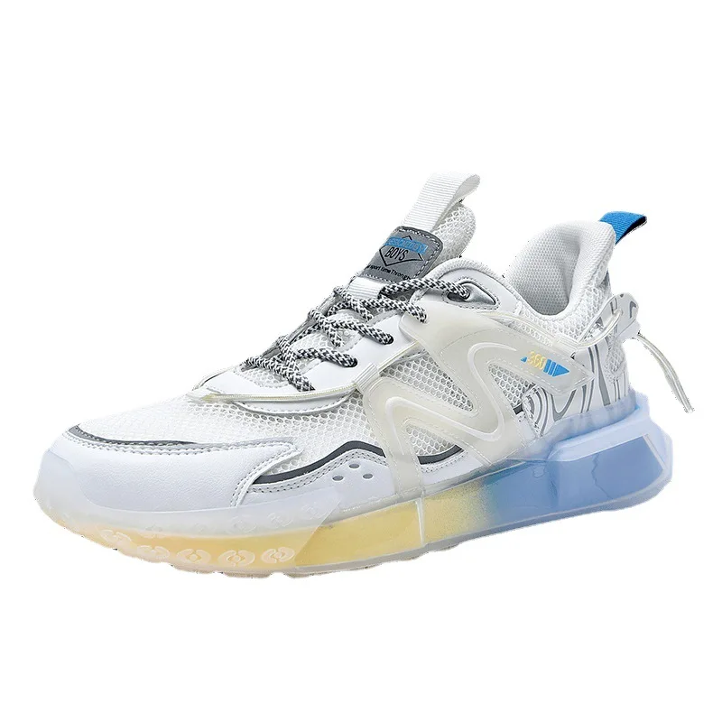 

New Arrival Summer Shoes for Men Fashion Colorful Weave Breathable Casual Mens Shoes Running Shoes Sneakers Zapatillas Hombre