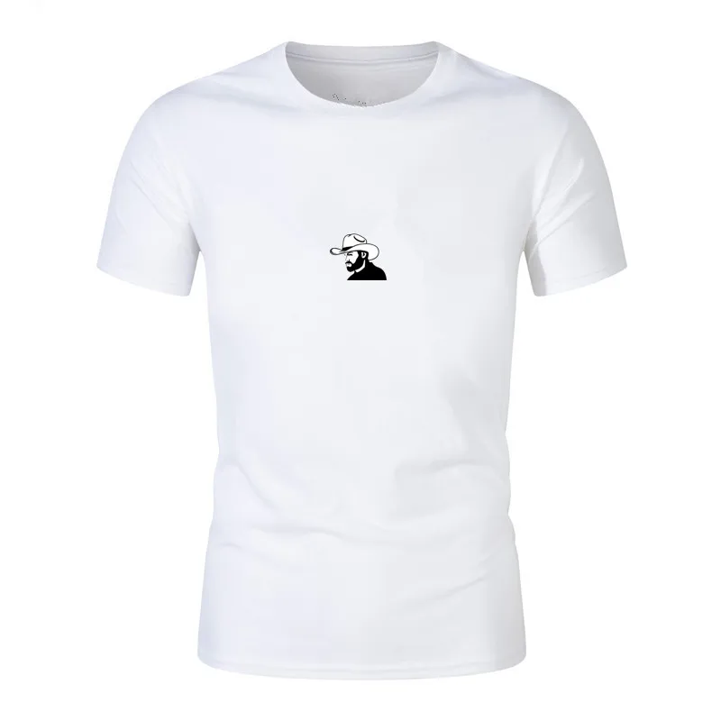 

The most popular men's slim round neck short sleeve muscular casual top