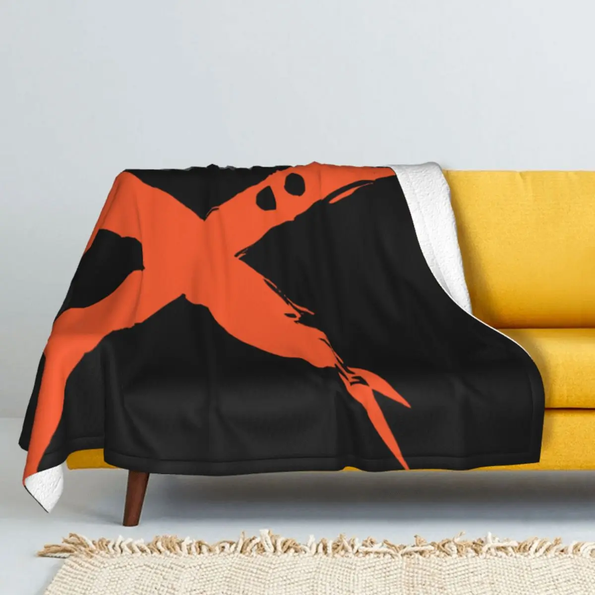 

Утолщенное Двухслойное шерстяное одеяло Bakugou-Katsuki с логотипом-X, одеяло из кораллового флиса, теплое покрывало для дивана