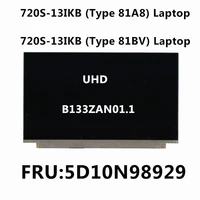 b133zan01 1 for ideapad 720s 13ikb 81a8 81bv 720s 13ikb lcd screen 13 3%e2%80%9d uhd mirror 40pin fru 5d10n98929 100 test ok
