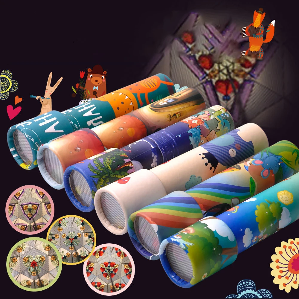 Волшебный калейдоскоп детские игрушки различные призмы интерактивные для