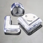 4 шт., силиконовые защитные накладки на углы стола