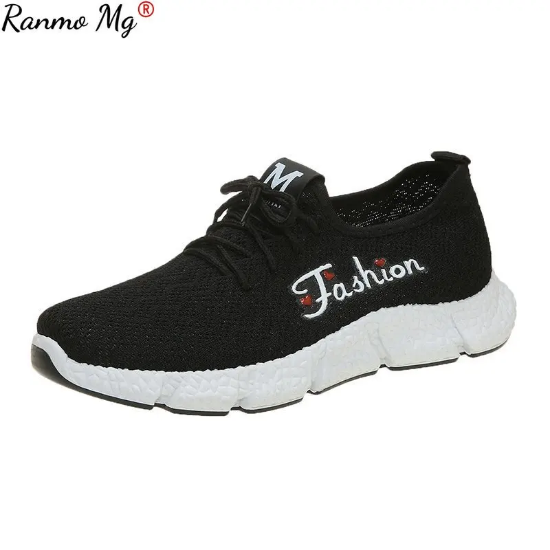 

Spring Fashion Women's Shoes Solid Color Letters Vulcanized Shoes Comfortable Breathable Casual Shoes Women's Lace-up Sneakers