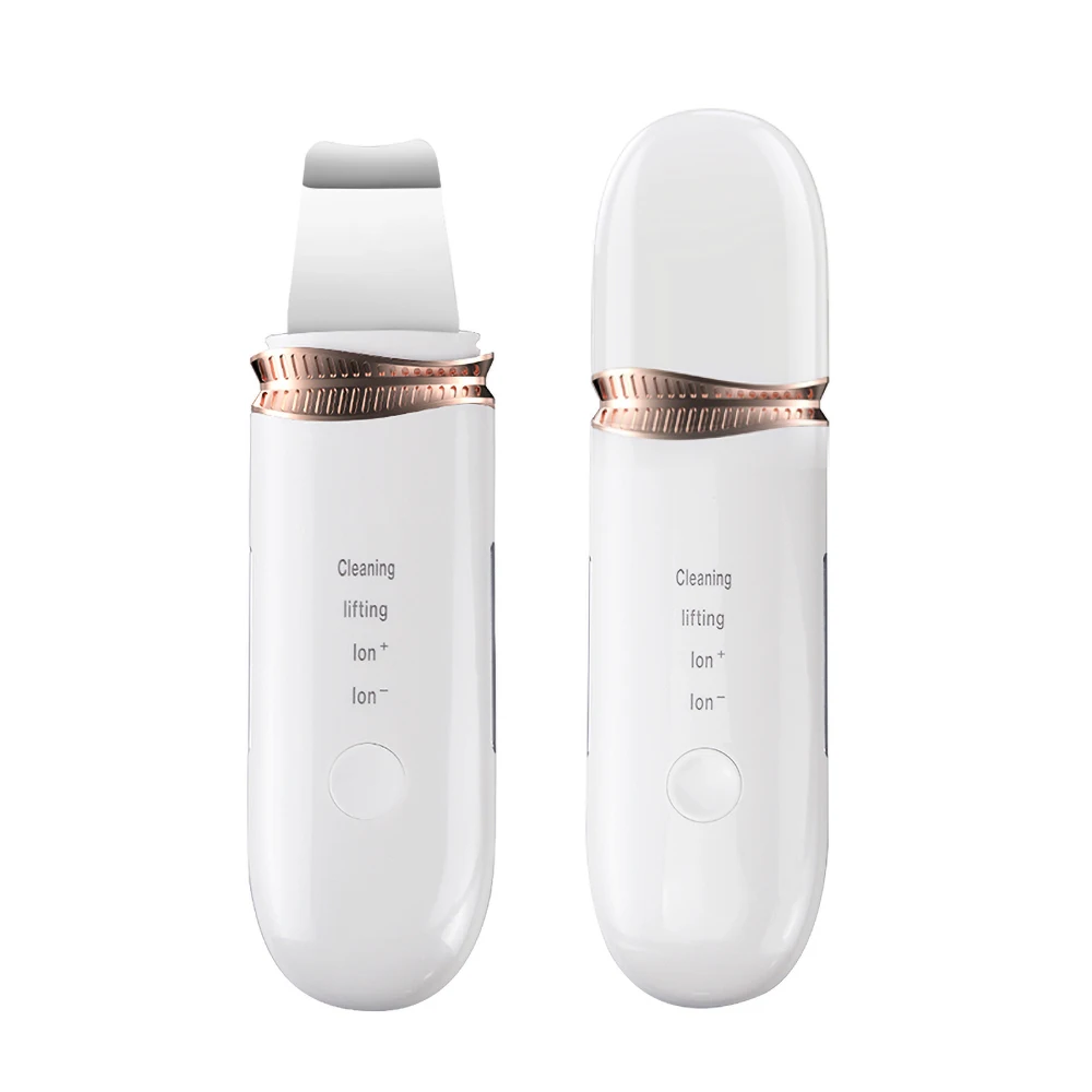 

Ultrasonic Skin Scrubber Facial Cleaner Deep Face Cleaning Machine Peeling Shovel Ion Acne Blackhead Remover Skin Care Product
