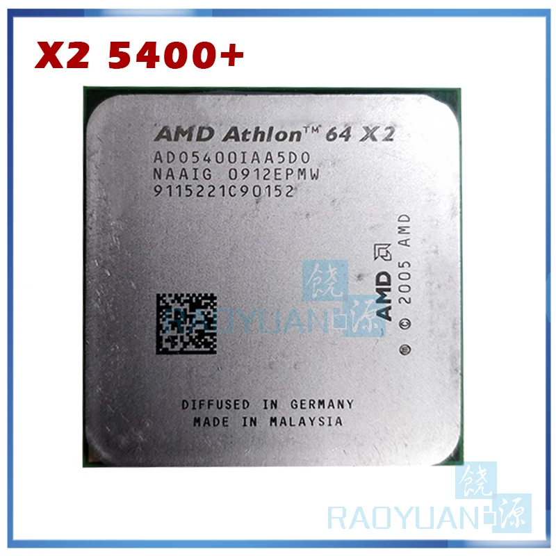 Двухъядерный процессор AMD Athlon 64 X2 5400 + 2 8 ГГц ADO5400IAA5DS ADO540BIAA5DO ADO5400IAA5DO Socket AM2|athlon x2|athlon