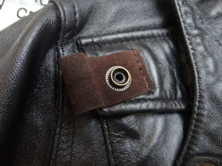 Мужская куртка из натуральной овечьей кожи черная классическая пилота в стиле