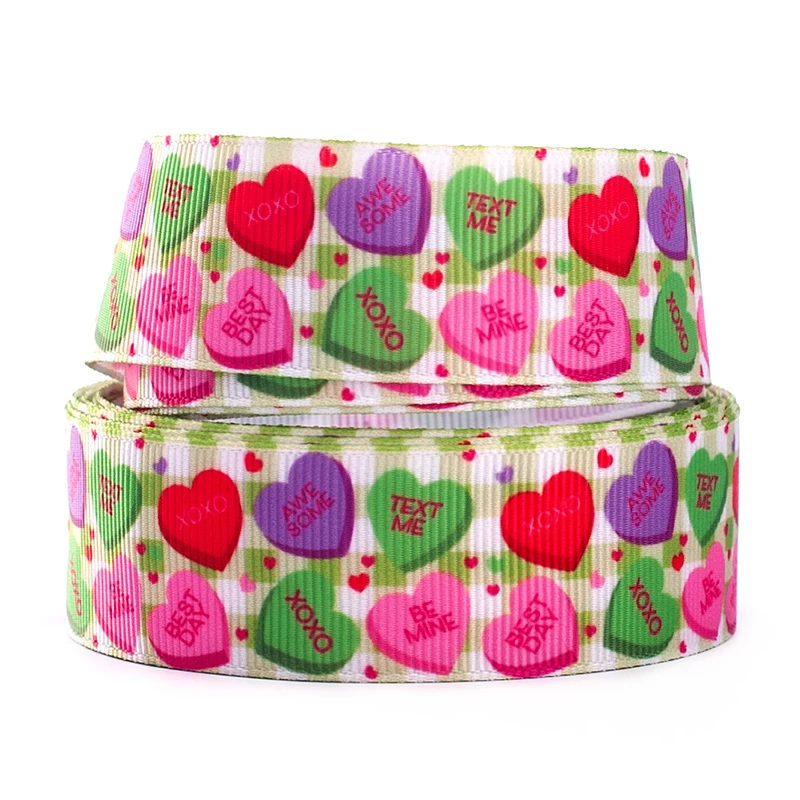 Новое поступление корсажная лента с принтом в виде сердца на День святого