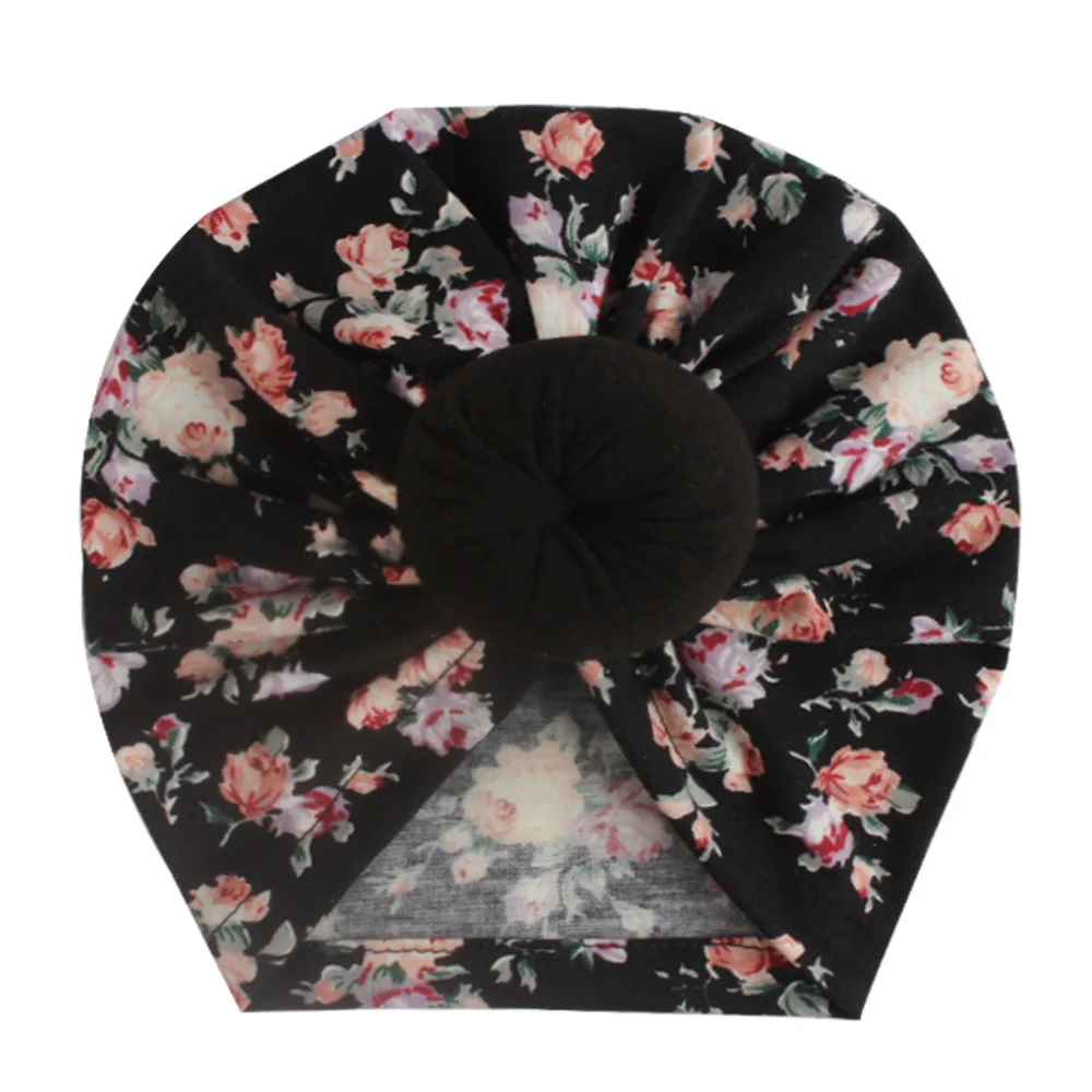 2019 детская хлопковая Шапка бини для новорожденных девочек зимние шапки в стиле