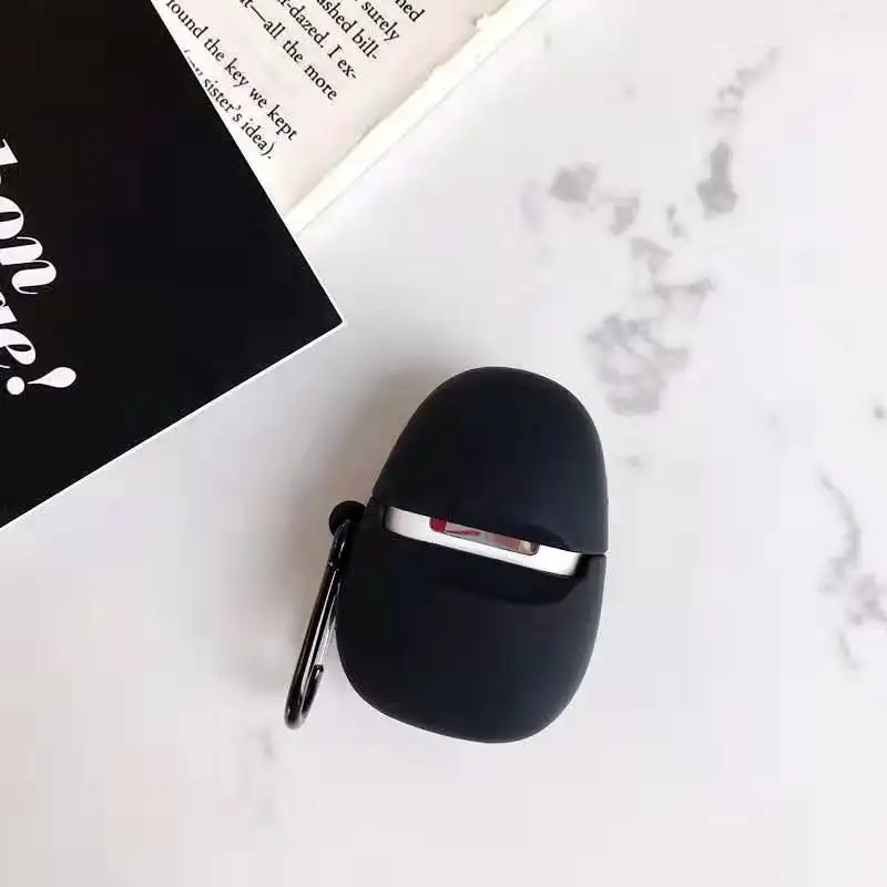 Для Apple AirPods Безликий человек чехол 3D Милый Kawaii аниме мультфильм нет лица человек беспроводные наушники защитный чехол для Airpods 2