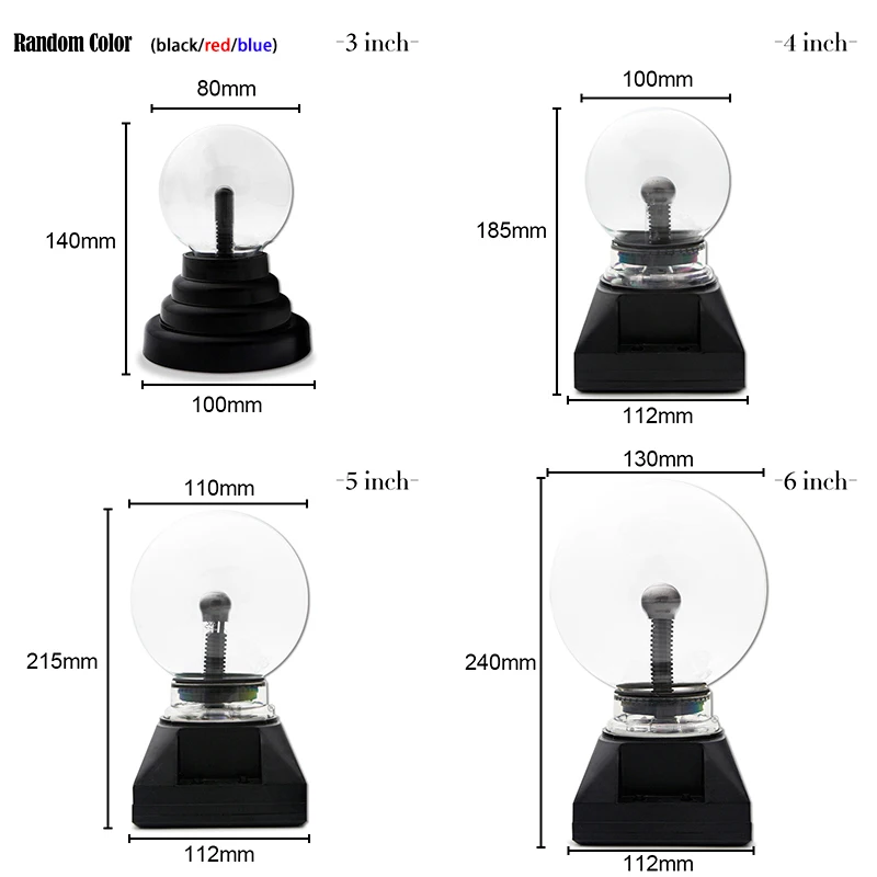 Новинка светодиодный ночник волшебный плазменный шар с вилкой для ЕС 220 В