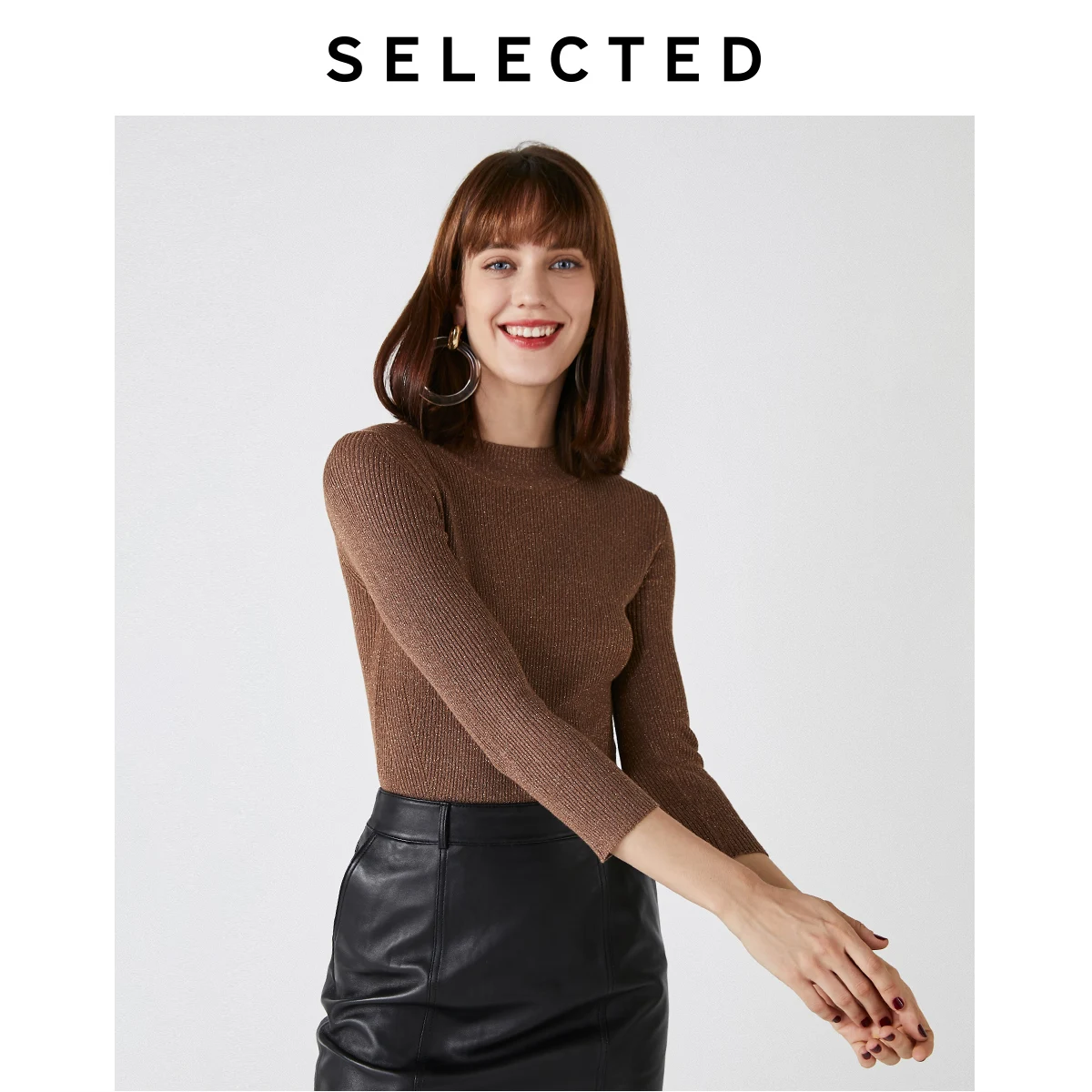 Женская трикотажная одежда с круглым вырезом и Размеры S | 419324502