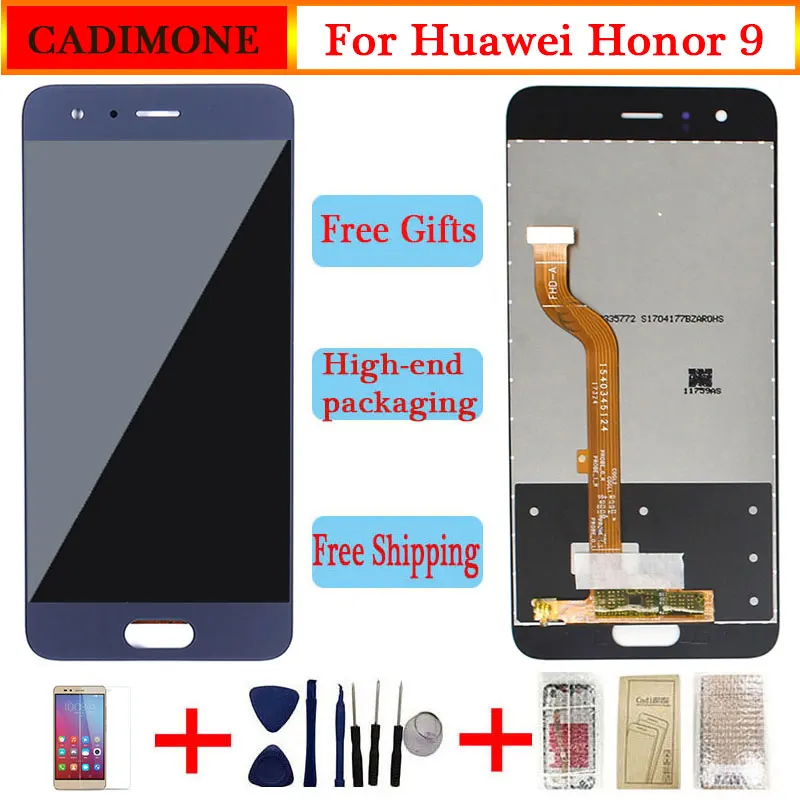 Для Huawei Honor 9 ЖК дисплей экран с рамкой Замена для 1440*720 разрешение STF L09 AL10STF