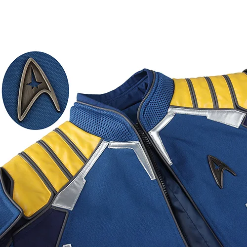 Костюм капитана Звездный путь за пределами косплей полный комплект униформы