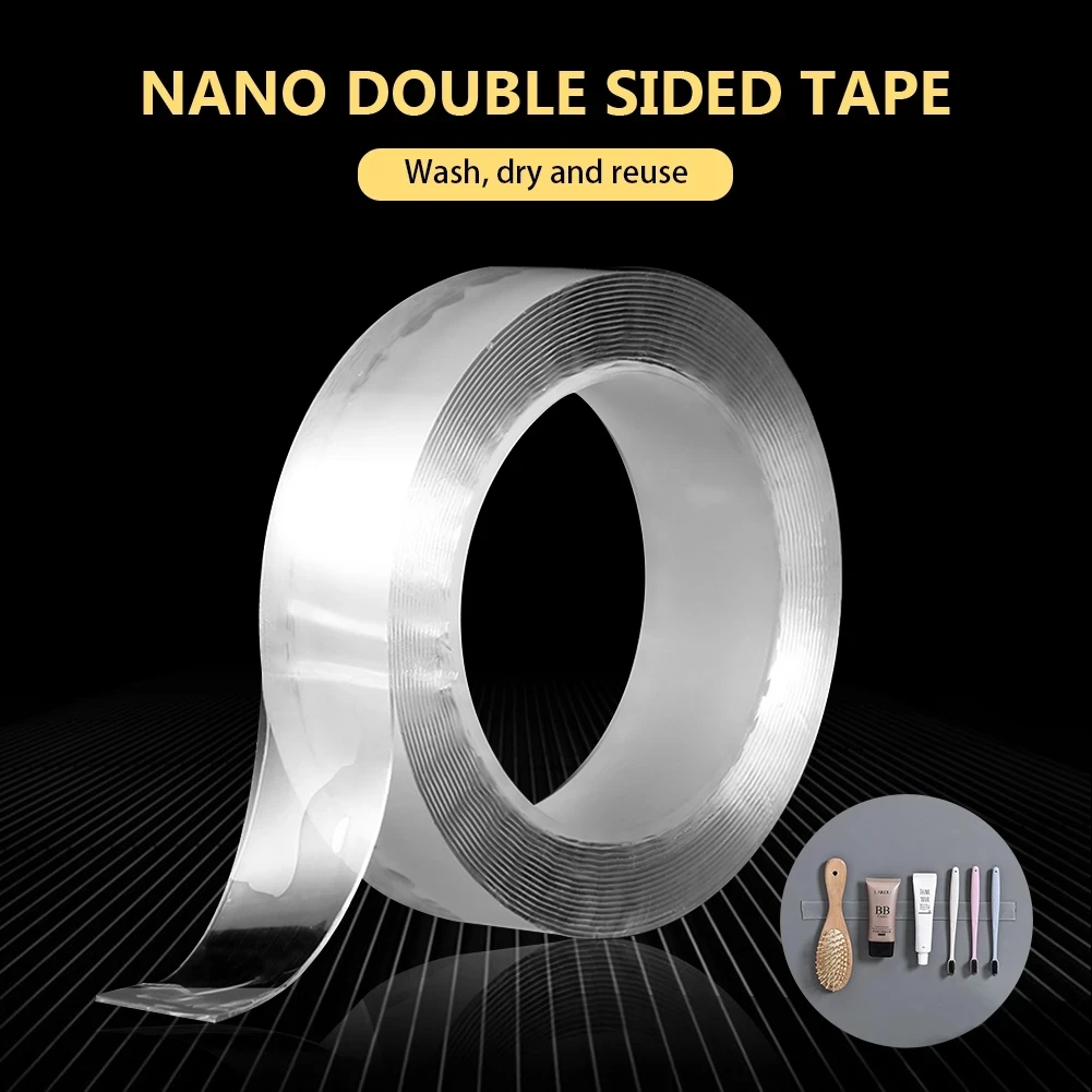 

Repetitive use of nano douBle-sided Adhesive Strong And Seamless Wall Universal Adhesive Tape Non-Slip Magic Patch Fixed Stor