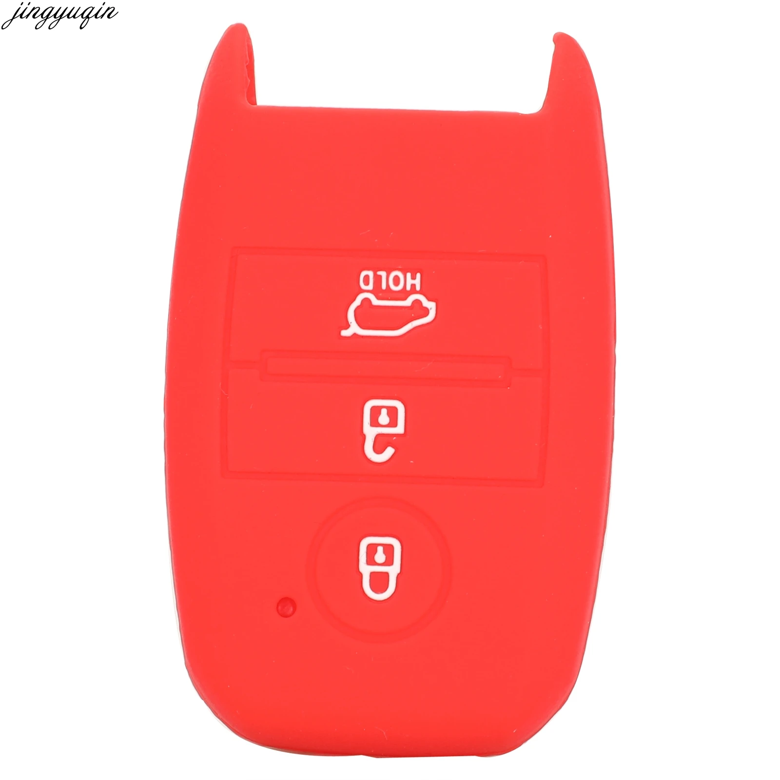 Дистанционный 3 кнопки силиконовый Автомобильный Брелок чехол Чехол для Kia Rio Ceed