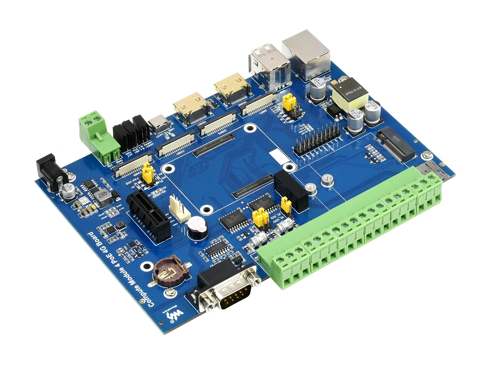 compute module 4 industrial iot base boardfor raspberry pi cm4not includedglobal 5g4g3g2g cellular network support free global shipping