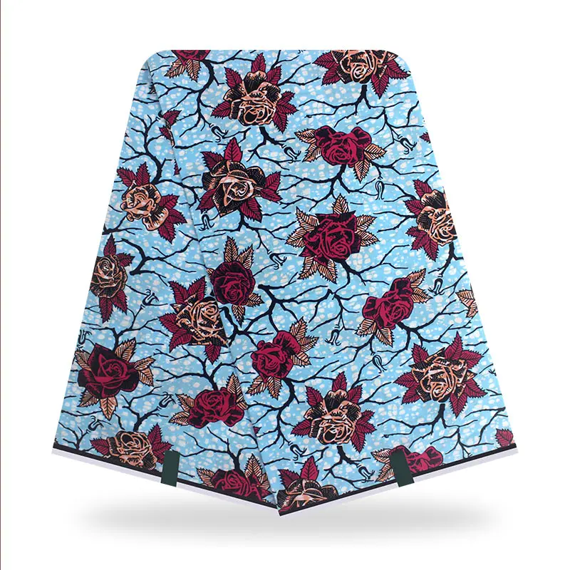 

african fabric 100% cotton wax fabric high quality 2020 wax veritable tissu african wax prints fabric for clothes