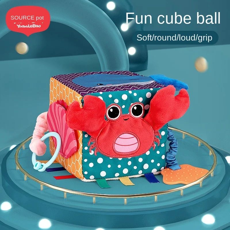 Игрушка Монтессори для детей 0-12 месяцев Мягкая интерактивная Мобильная кровать