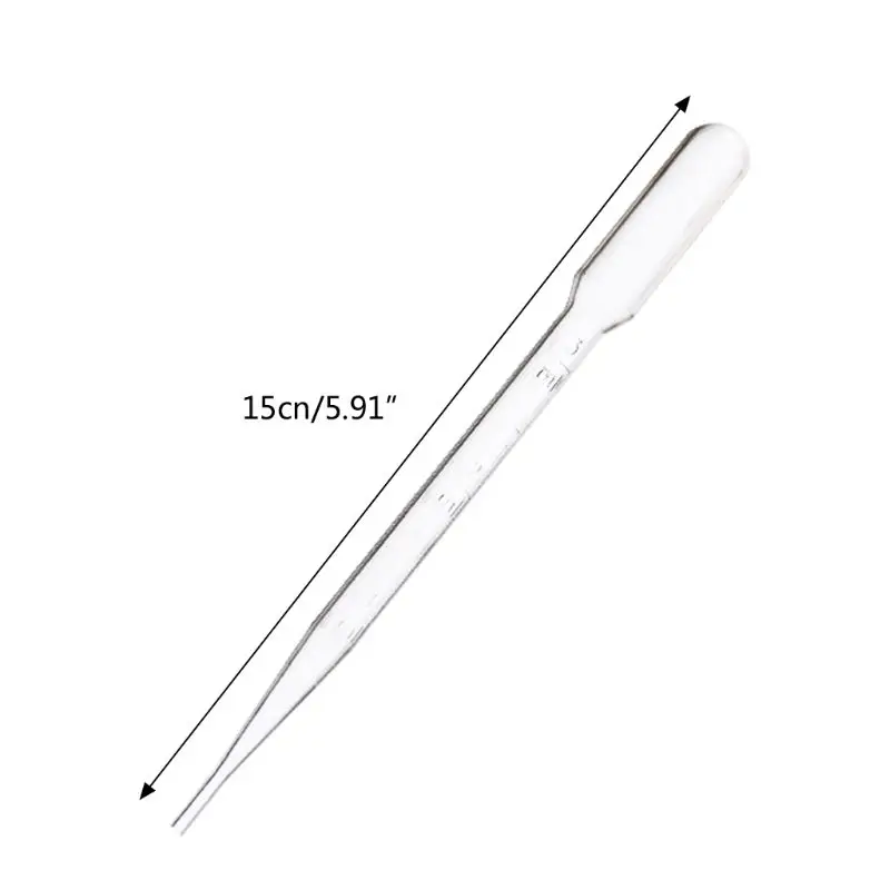 

100Pcs 3ML Plastic Transfer Essential Oil Resin Droppers Disposable Jewelry Tool