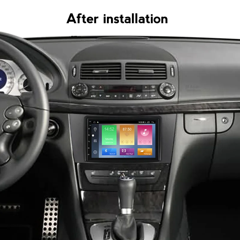 Автомобильный мультимедийный плеер 6 + 128G Android 10 2Din для Mercedes Benz E-Class W211 E200 E220 E300 E350