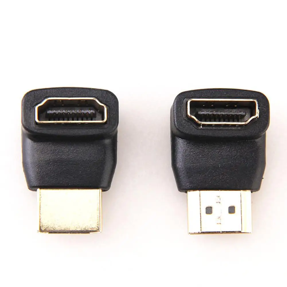 HD 1080P Мужской к женскому HDMI адаптер конвертер 90/270 градусов угол поворота вправо/влево вращающийся HDMI соединение
