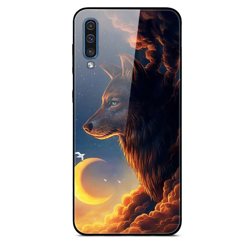 Чехол из закаленного стекла для Samsung Galaxy A50 A70 A30 A10 A20 S10 Plus J4 J6 A7 A8 A9 2018 S10E A30S мягкий
