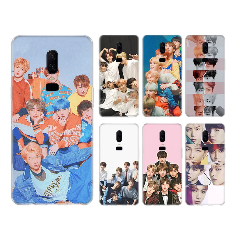 

Bangtan KPOP Boys Luxury Silicone TPU Back Case For OnePlus One Plus 1+ 8 7T 7 Pro 6 6T 5 5T 3 3T Coque Cover