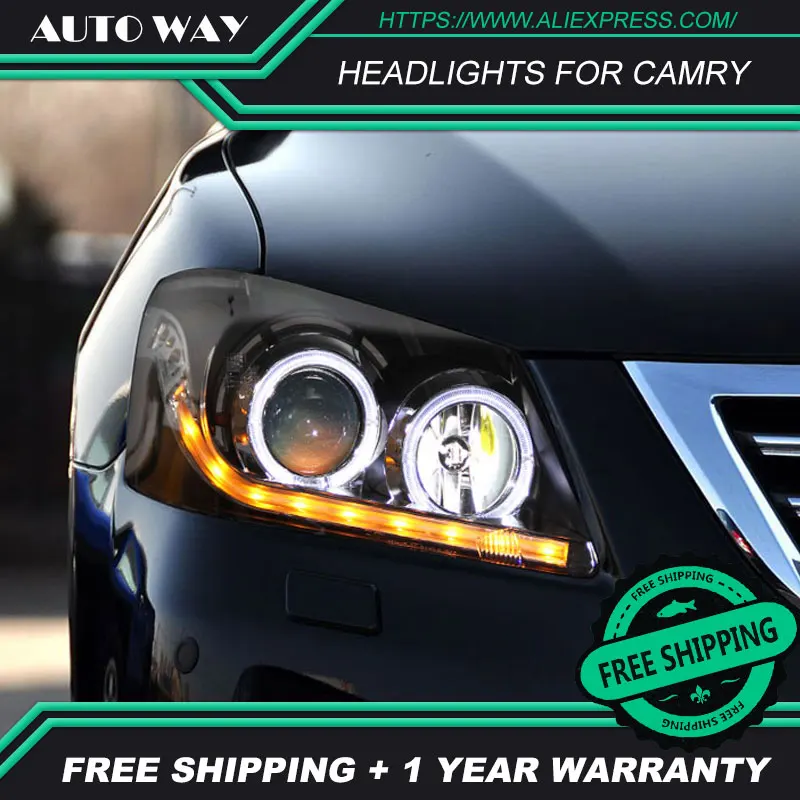 

Car stying Case For Toyota Camry 2007-2011 Camry Headlights Fog Lights Camry headlight led car light DRL LED