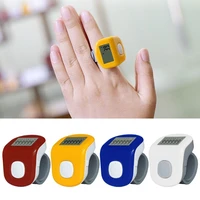 rechargeable 7 channel 6 digit hand finger prayer counter electronic lcd silicone tally counters
