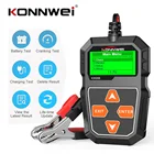 Тестер автомобильного аккумулятора KONNWEI KW208, диагностический прибор, 100-2000cca, 12 В