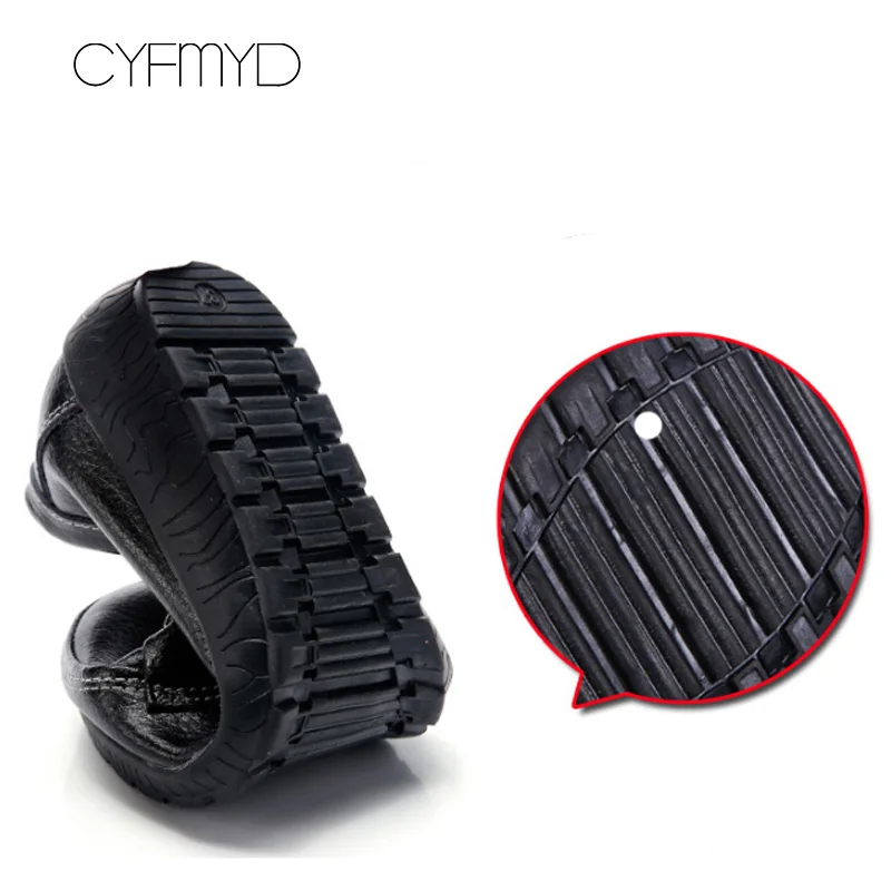 

Cow Leather Shoes Women Spring/autumn Flats 2019 Wedges Shoes Woman Slip-on Loafers Round Toe Genuine Leather Shoes