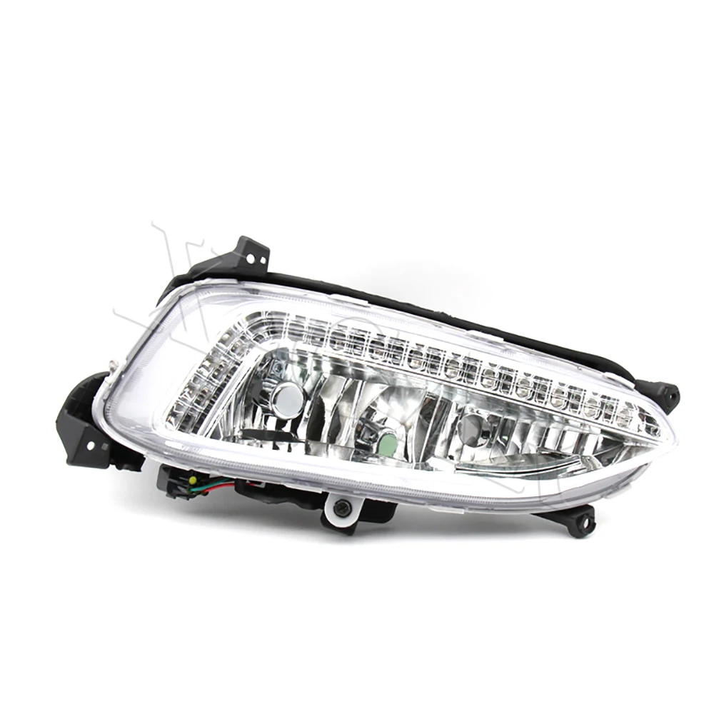 Автомобильные фары PMFC для Hyundai Santa Fe IX45 2013-2015 в сборе 12 В светодиодный дневные