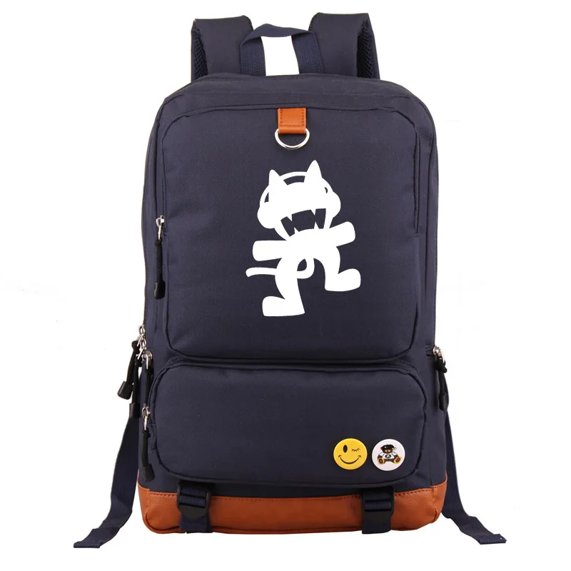 Кошка фабрика странная кошка фабрика электронная музыка monstercat школьная сумка рюкзак через плечо для поколения жира wh