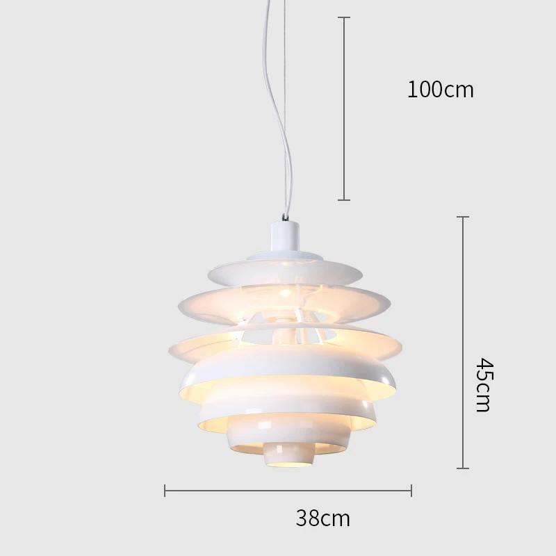Простая железная Подвесная лампа индивидуальный Скандинавский современный