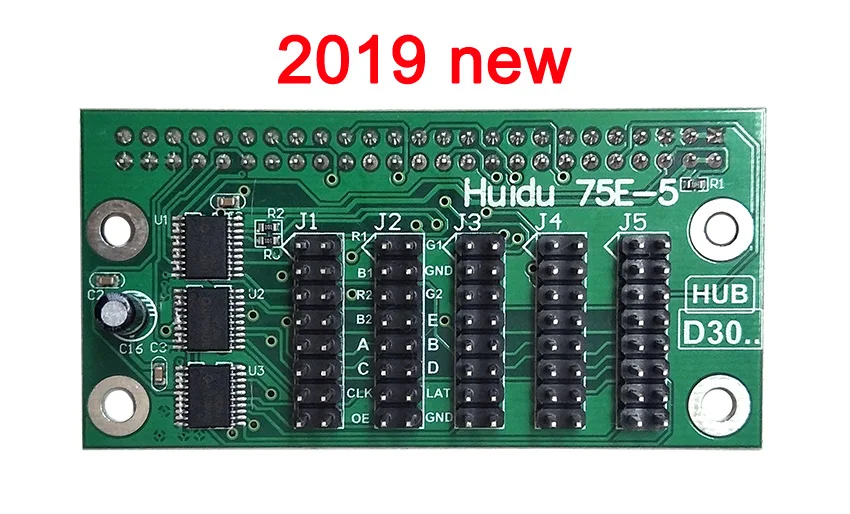 Плата HUB75 напольная/крытая полноцветная плата управления светодиодным дисплеем