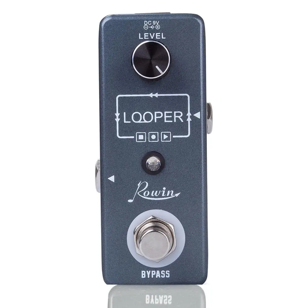 rowin lef 332 gitarre looper pedal digitale looper wirkung pedale für elektrische gitarre bass 10 min aufnahmezeit free global shipping