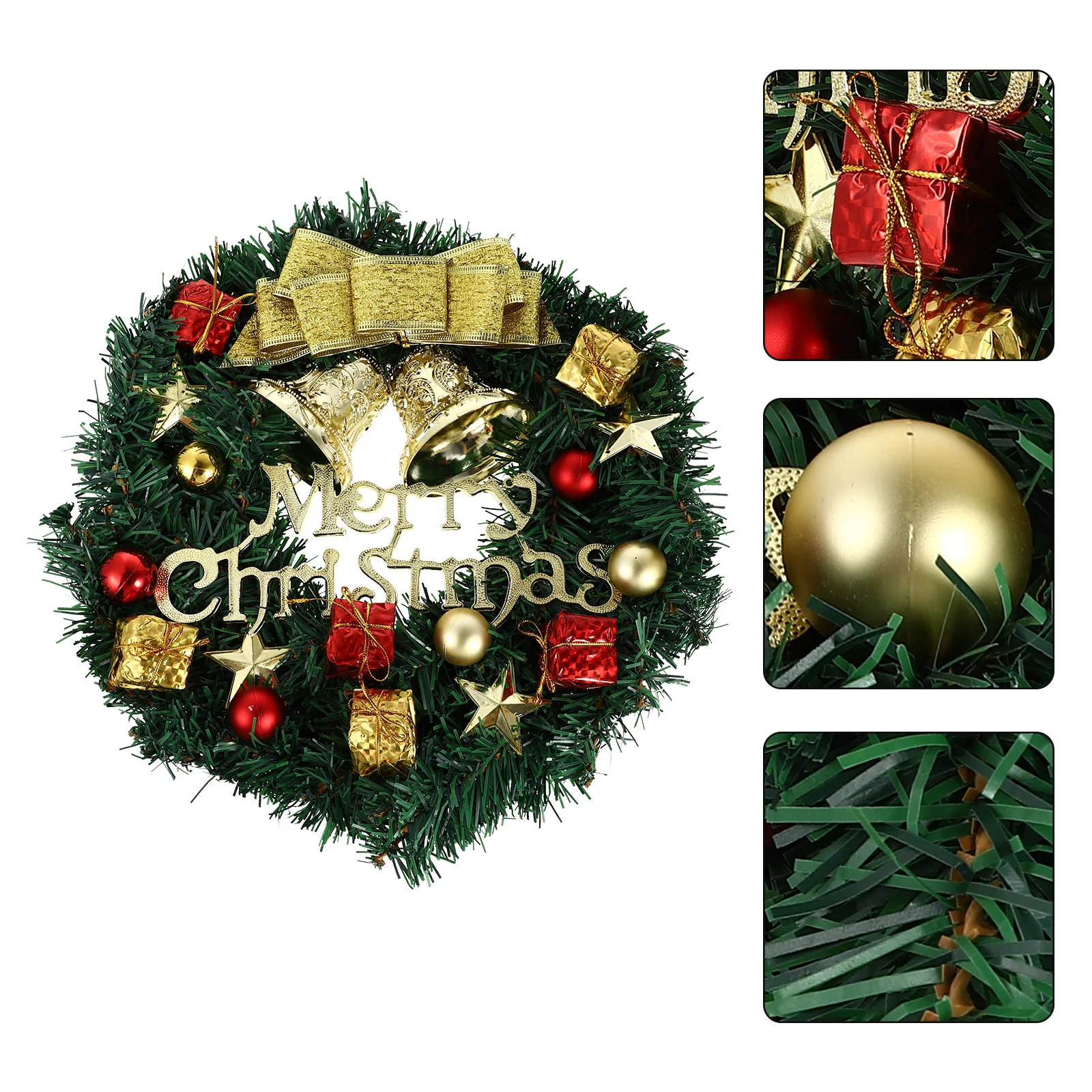 

Christmas Artificial Wreath Creative Christmas Hanging Garland Decor Wreath Decor