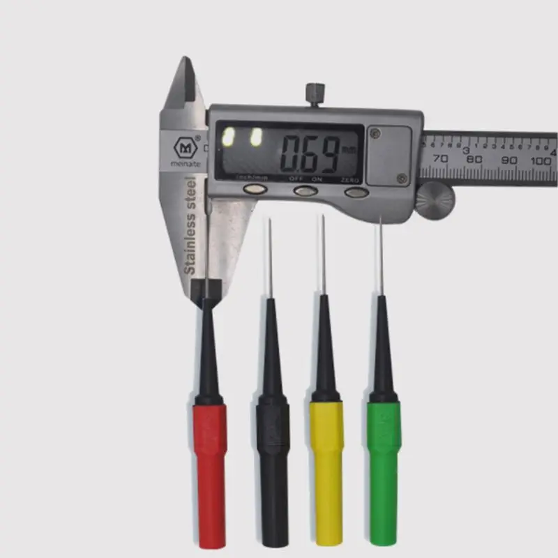 4pcs 0.7mm Piercing Probes Kit Multimeter Pen Probe Mini Wire Piercer Car Repair Test Line Tool | Инструменты