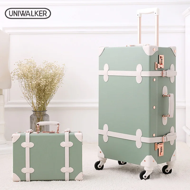 Сумка для багажа UNIWALKER 20 26 дюймов винтажный чемодан с паролем УНИВЕРСАЛЬНАЯ