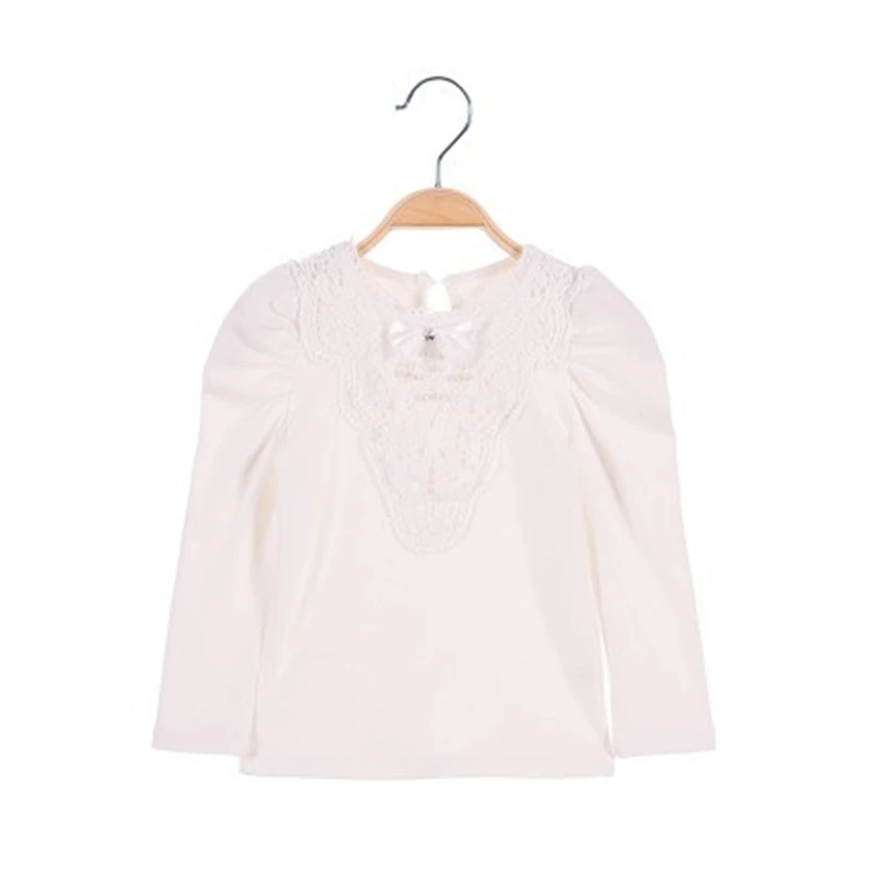 Симпатичные футболки для девочек хлопковые детские одежда с длинными рукавами