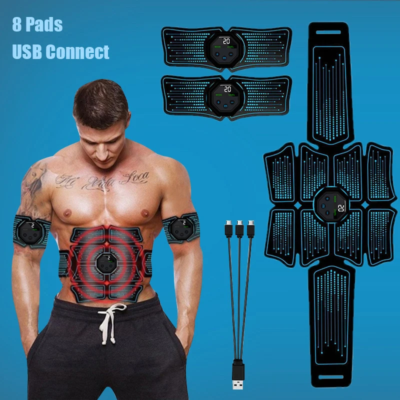 

Abdominal Muscle Trainer Ems Muscle Stimulator Electrical Abdominal Stimulation Belt Fitness Muscle Toner At Indoor Exercise