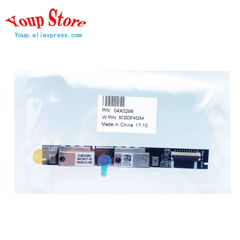

New Original For Lenovo Thinkpad T431S T440S T450S W540 W541 T540P Built-in 720P Camera Front MIC Module 04X0298 04X0295 04X0300