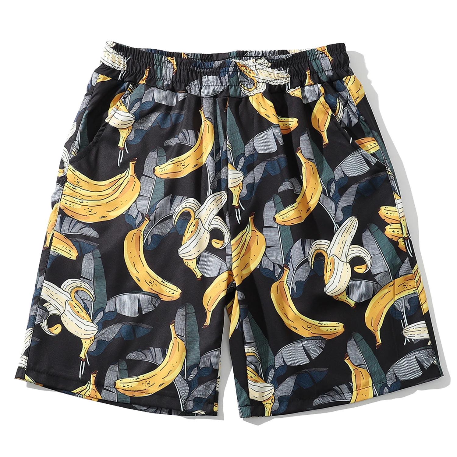 Женские Короткие повседневные шорты с гавайским принтом в стиле Харадзюку