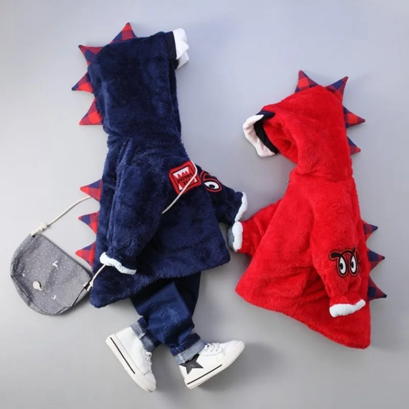 Детская куртка для маленьких мальчиков и девочек теплое флисовое пальто с