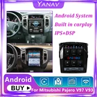Автомагнитола на Android для Mitsubishi Pajero V97 V93 2007-2020, GPS-навигация, стереоприемник, Мультимедийный MP3-плеер, беспроводной Carplay