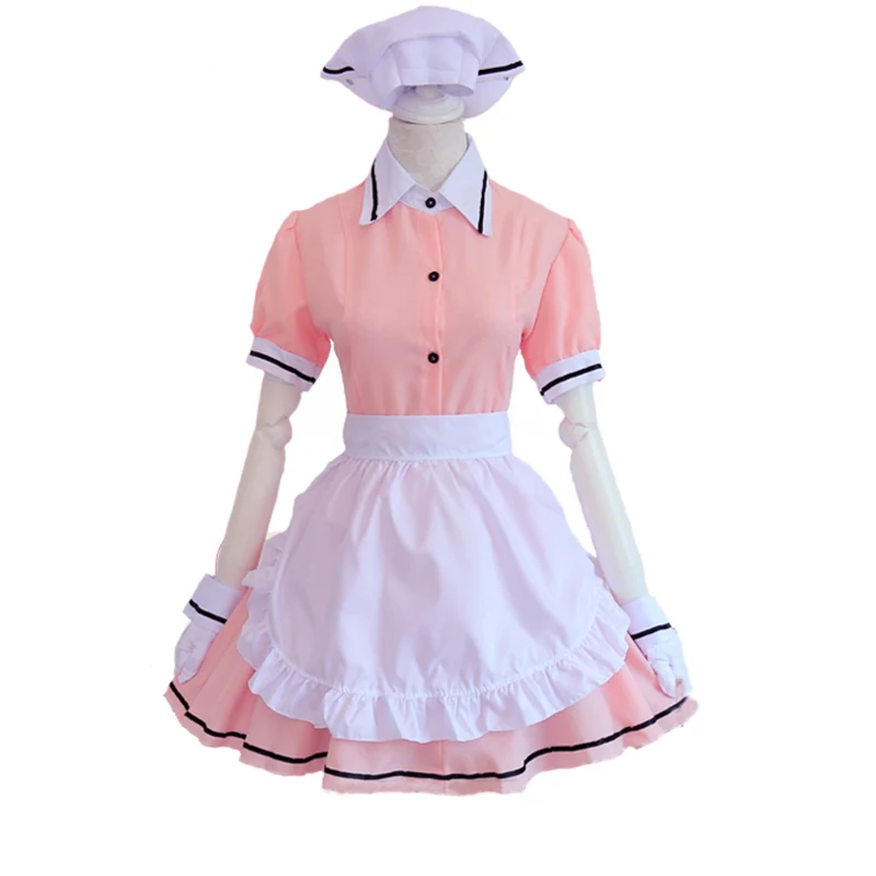 Женский костюм горничной и рубашки для косплевечерние |