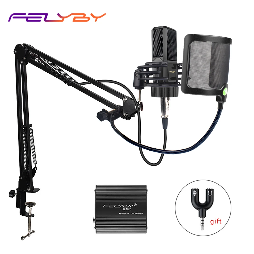 FELYBY BM1000 профессиональная студийная аудиосистема для компьютера/ноутбука/ПК