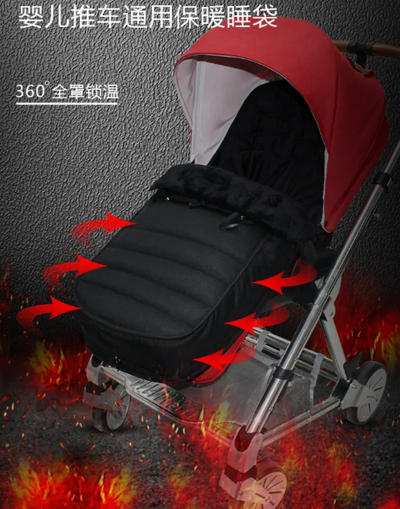 2019 новая детская коляска 0 18 м спальный мешок муфта для ног младенцев зимний