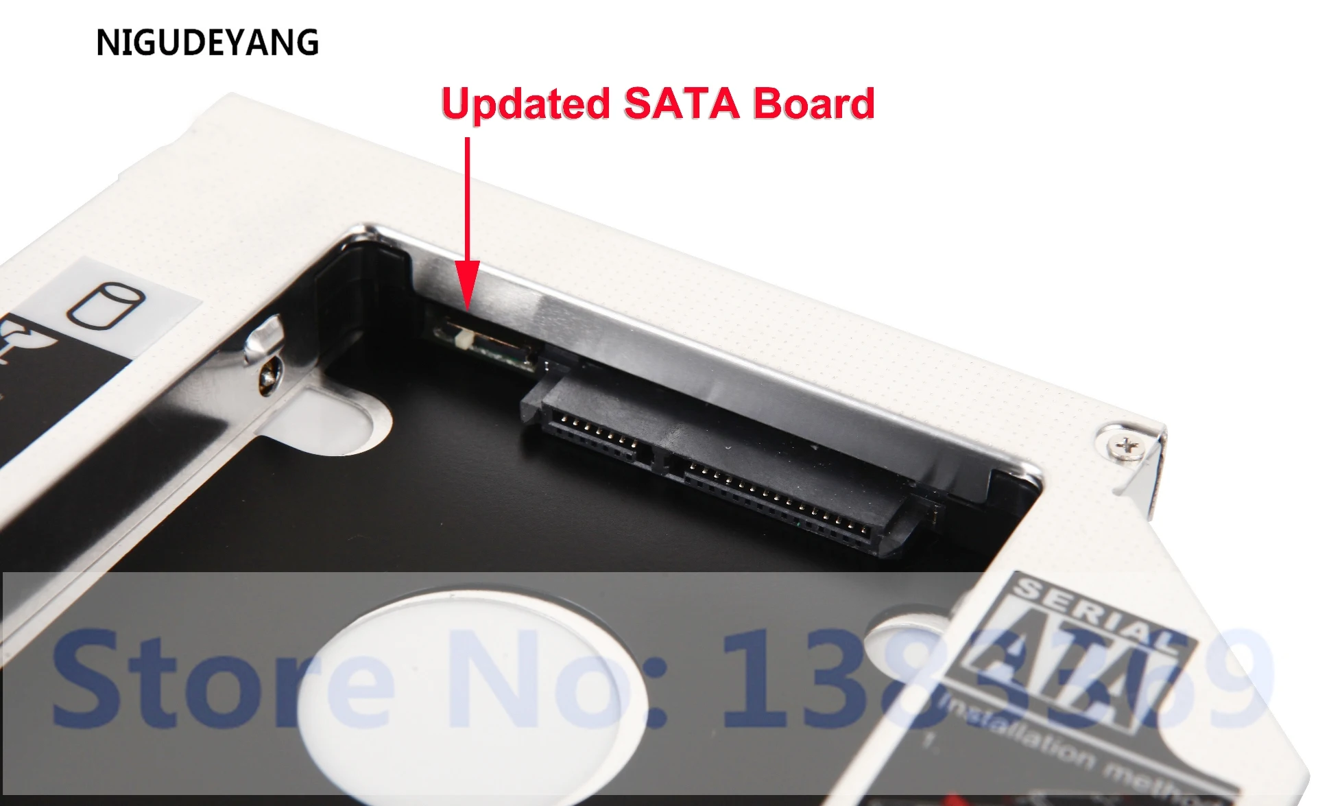 NIGUDEYANG 2-й второй HDD SSD жесткий диск Оптический отсек Caddy Рамка адаптер для Toshiba Satellite