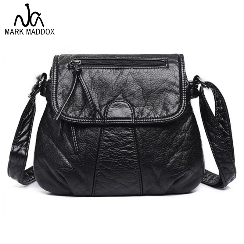 2019 Новое поступление женская сумка через плечо из стираной кожи повседневная